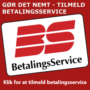 Tilmeld betalingsservice